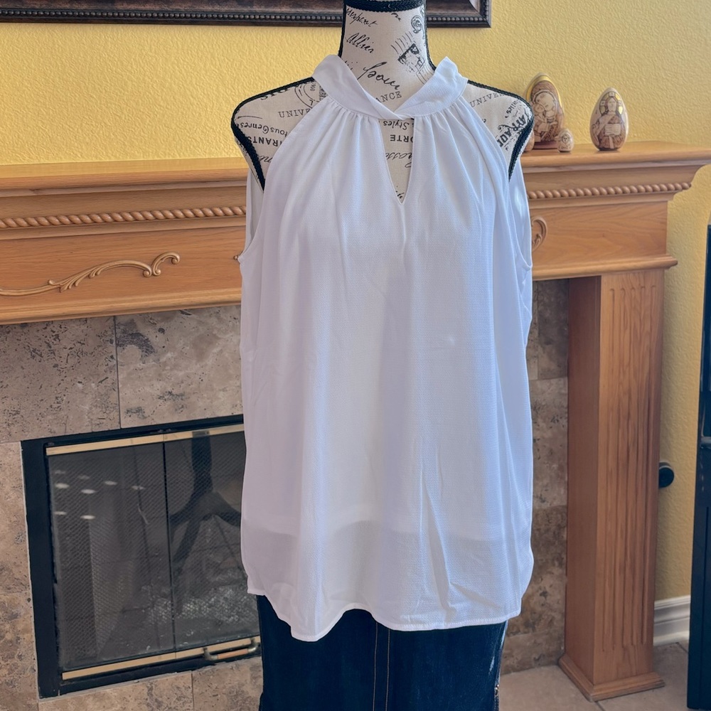 White halter top